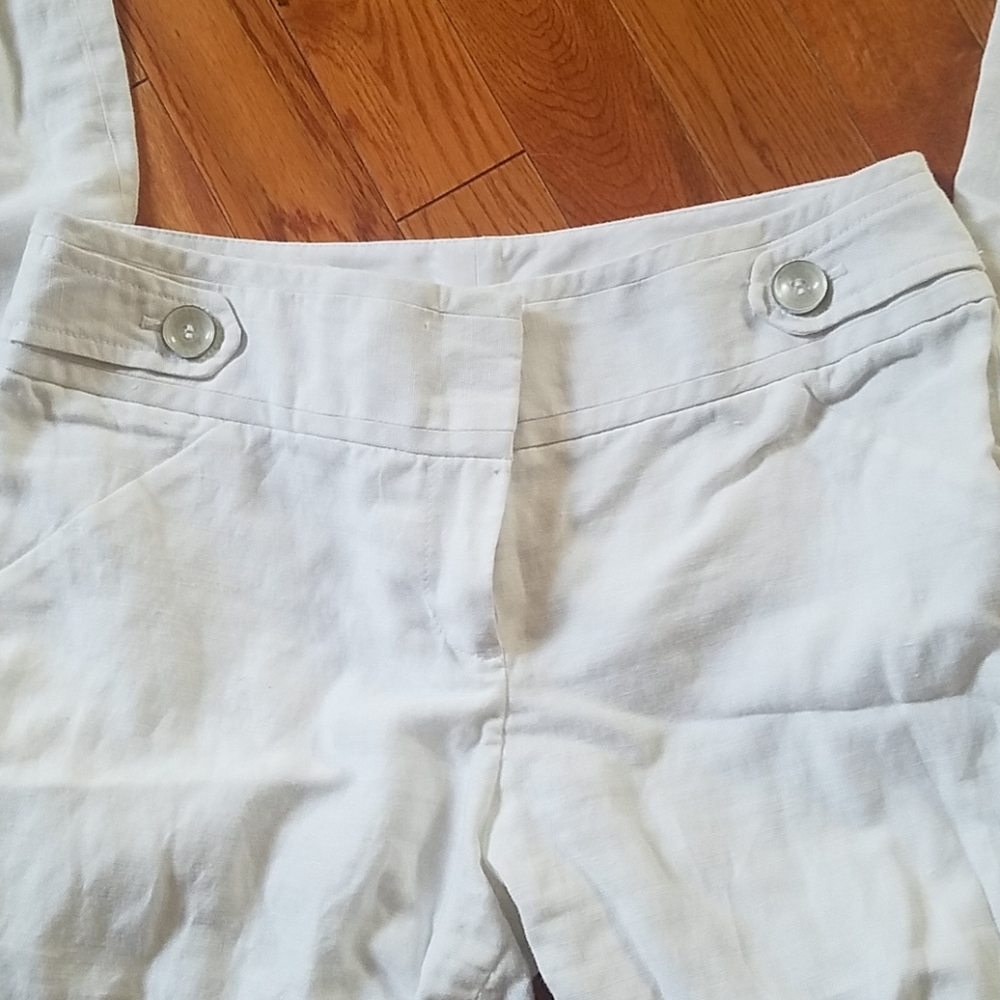 The Limited Cassidy Fit White Pants
